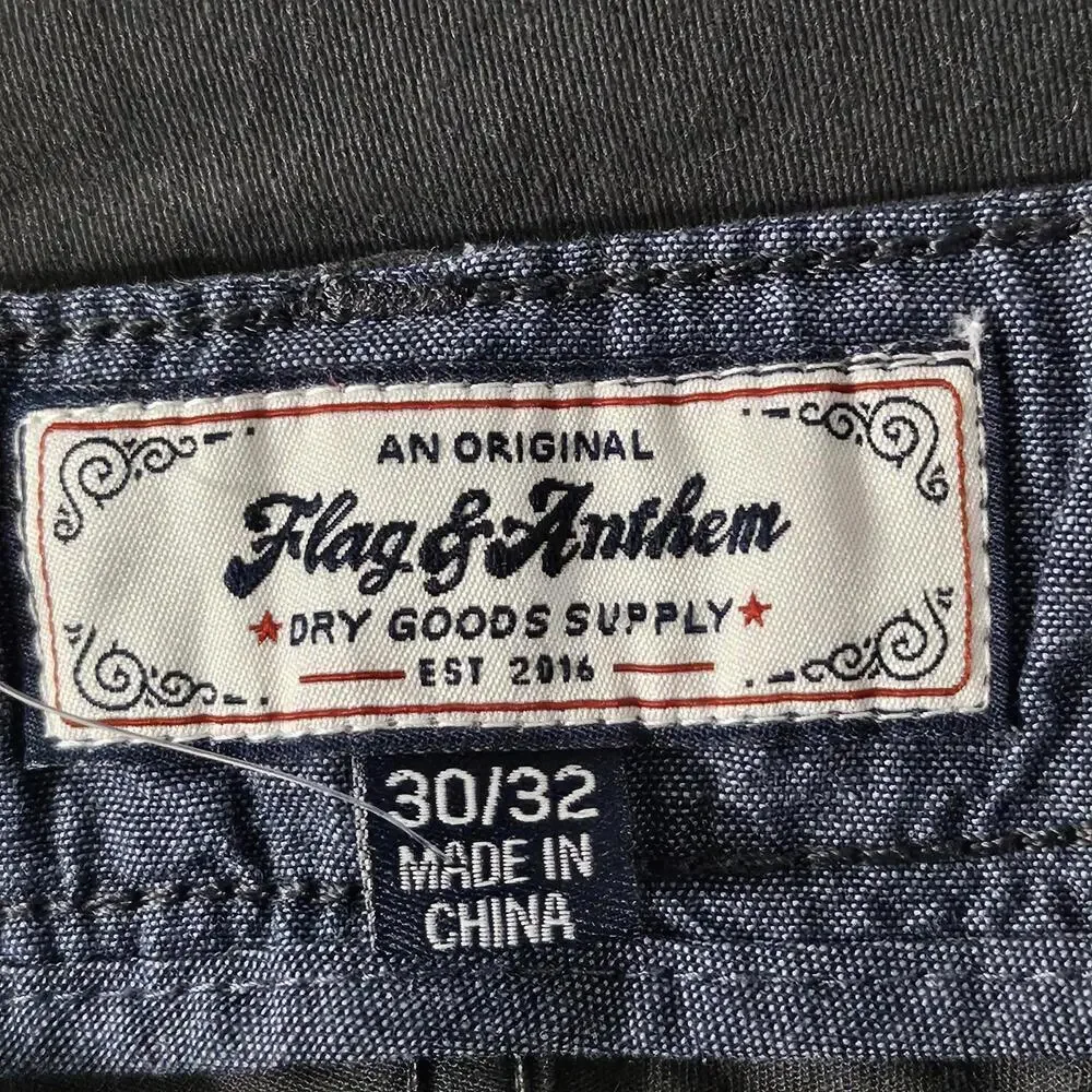 2/$50 Flag & Anthem Grey Relaxed Fit Pants Size 30 NWT